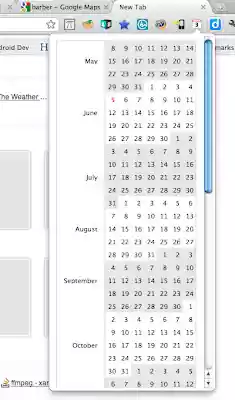 Calendar Block  from Chrome web store to be run with OffiDocs Chromium online
