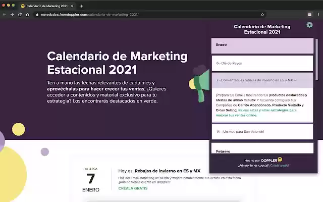 Calendario de Marketing Estacional 2021 from Chrome web store to be run with OffiDocs Chromium online Calendario de Marketing Estacional 2021 from Chrome web store to be run with OffiDocs Chromium online