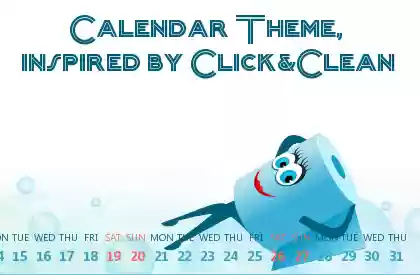 Calendar Theme, inspired by ClickClean  from Chrome web store to be run with OffiDocs Chromium online