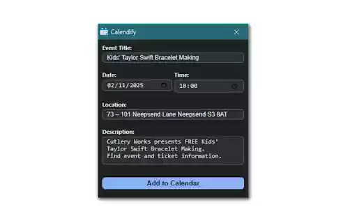 Calendify from Chrome web store to be run with OffiDocs Chromium online Calendify from Chrome web store to be run with OffiDocs Chromium online