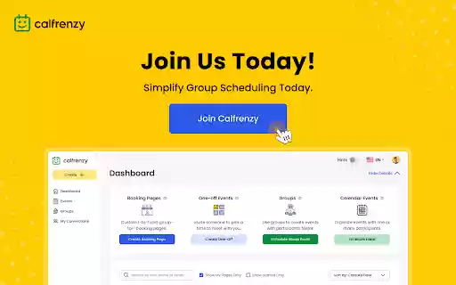Calfrenzy Free Online Appointment Scheduling Software  from Chrome web store to be run with OffiDocs Chromium online