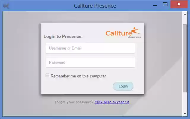 Callture Presence from Chrome web store to be run with OffiDocs Chromium online Callture Presence from Chrome web store to be run with OffiDocs Chromium online