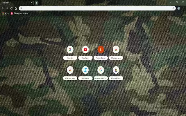 camo theme  from Chrome web store to be run with OffiDocs Chromium online