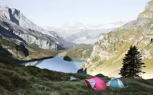 Camping in the mountains  from Chrome web store to be run with OffiDocs Chromium online