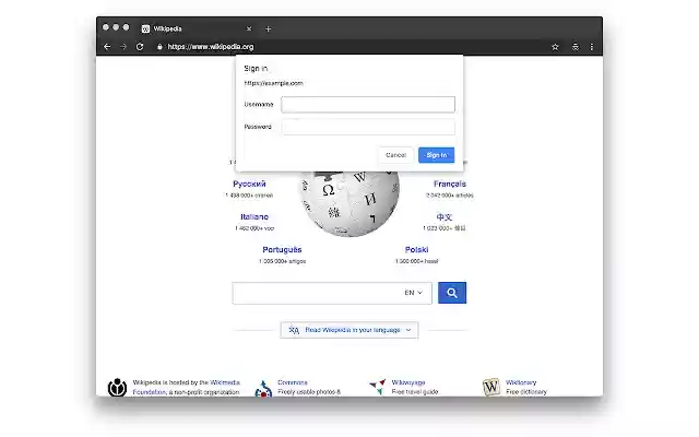 Cancel Authentication Prompts from Chrome web store to be run with OffiDocs Chromium online Cancel Authentication Prompts from Chrome web store to be run with OffiDocs Chromium online