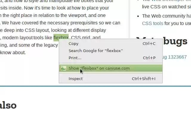 Caniuse Finder  from Chrome web store to be run with OffiDocs Chromium online