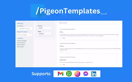 Canned Responses: Templates for Gmail and WA  from Chrome web store to be run with OffiDocs Chromium online