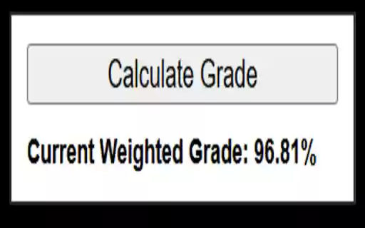 Canvas Grade Calculator  from Chrome web store to be run with OffiDocs Chromium online