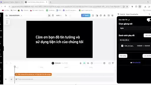 CapCut Voice Downloader  from Chrome web store to be run with OffiDocs Chromium online