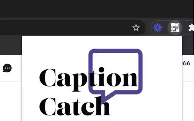 Caption Catch  from Chrome web store to be run with OffiDocs Chromium online