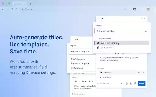 Capture in Chrome for monday.com and Jira (ex. Issue Creator)  from Chrome web store to be run with OffiDocs Chromium online