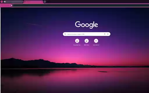 captures a stunning purple sunset over the ocean  from Chrome web store to be run with OffiDocs Chromium online