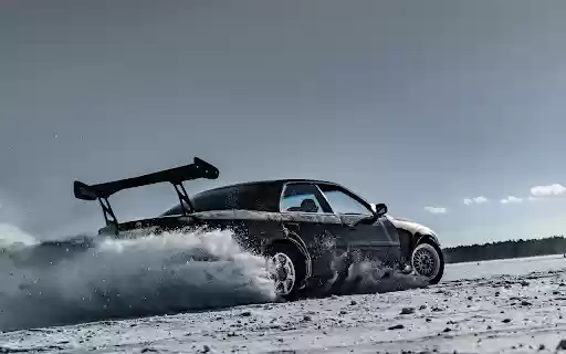 Car going through the snow  from Chrome web store to be run with OffiDocs Chromium online