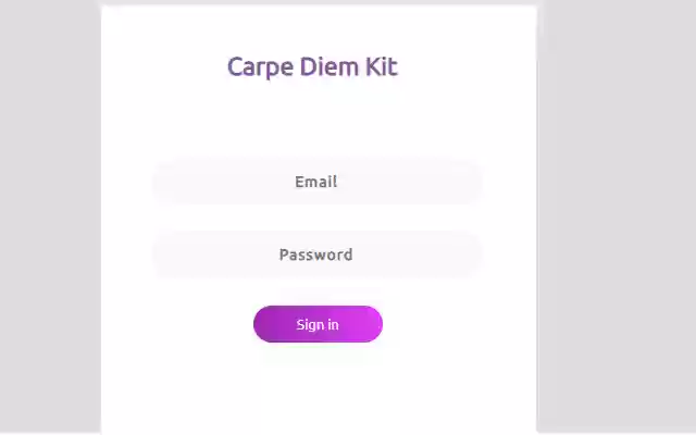 Carpe Diem Kit  from Chrome web store to be run with OffiDocs Chromium online