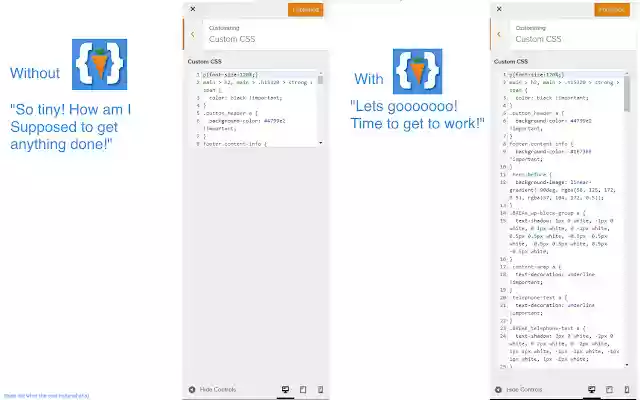 Carrot Css Tab Extender  from Chrome web store to be run with OffiDocs Chromium online