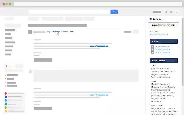 CartInsight for Gmail  from Chrome web store to be run with OffiDocs Chromium online