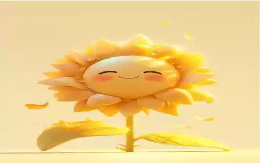 Cartoon sunflower wallpaper  from Chrome web store to be run with OffiDocs Chromium online