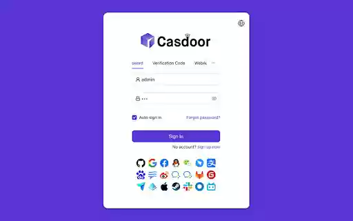 Casdoor Browser Plugin from Chrome web store to be run with OffiDocs Chromium online Casdoor Browser Plugin from Chrome web store to be run with OffiDocs Chromium online