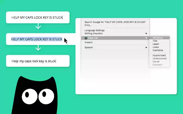 Case Cat Text Converter from Chrome web store to be run with OffiDocs Chromium online Case Cat Text Converter from Chrome web store to be run with OffiDocs Chromium online