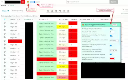 Case List Organizer  from Chrome web store to be run with OffiDocs Chromium online