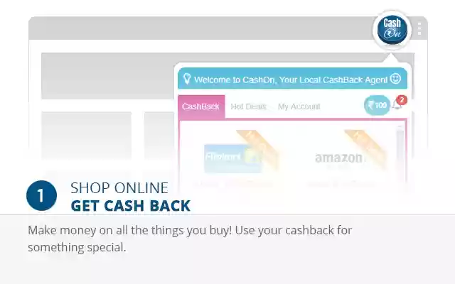CashOn Your CashBack Agent!!  from Chrome web store to be run with OffiDocs Chromium online