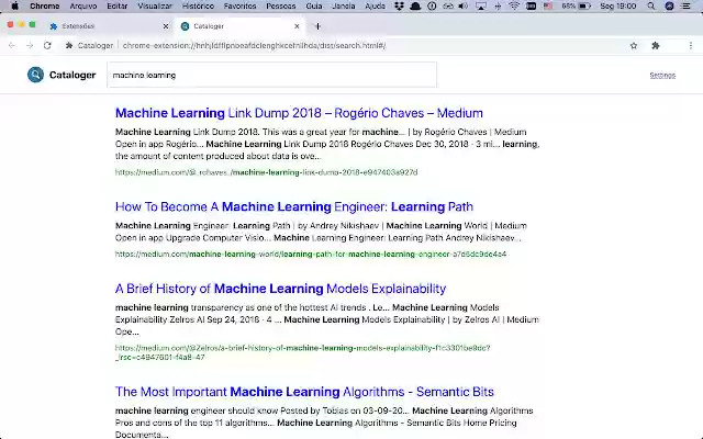 Cataloger  from Chrome web store to be run with OffiDocs Chromium online