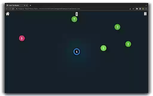 Catch the Number HTML5 Game  from Chrome web store to be run with OffiDocs Chromium online