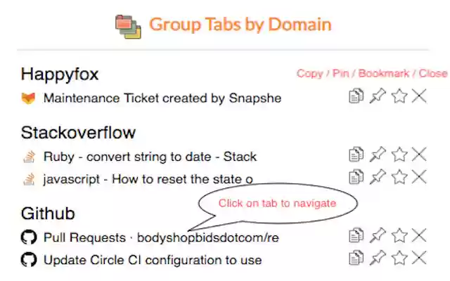 Categorize Tabs from Chrome web store to be run with OffiDocs Chromium online Categorize Tabs from Chrome web store to be run with OffiDocs Chromium online