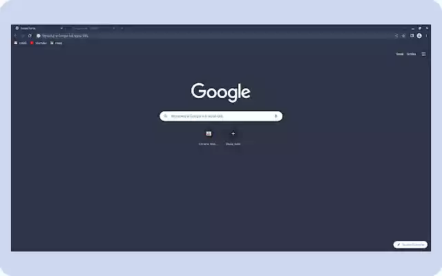 Catppuccin Chrome Theme Frappe  from Chrome web store to be run with OffiDocs Chromium online