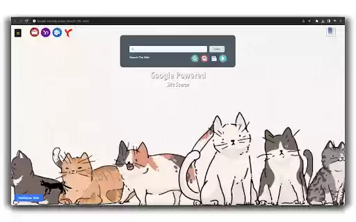 Cat Tab Cursor  from Chrome web store to be run with OffiDocs Chromium online