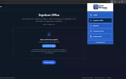 CazaRiesgos Web Apps  from Chrome web store to be run with OffiDocs Chromium online