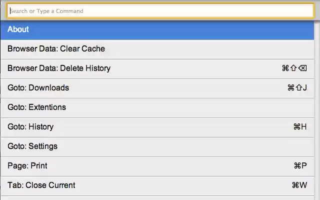 CCP Command Palette from Chrome web store to be run with OffiDocs Chromium online CCP Command Palette from Chrome web store to be run with OffiDocs Chromium online
