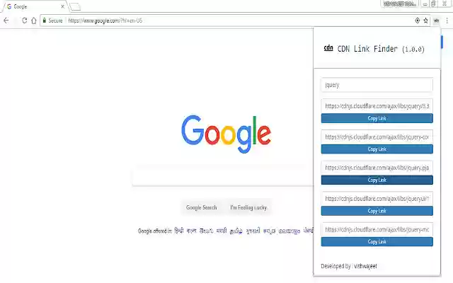 CDN Link Finder from Chrome web store to be run with OffiDocs Chromium online CDN Link Finder from Chrome web store to be run with OffiDocs Chromium online