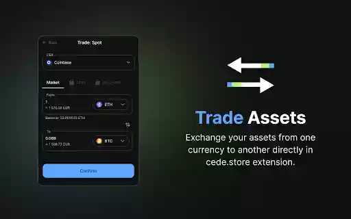 Cede.store  from Chrome web store to be run with OffiDocs Chromium online