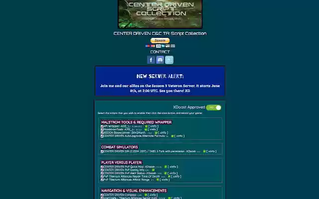 CENTER DRIVEN Ultimate Script Pack  from Chrome web store to be run with OffiDocs Chromium online