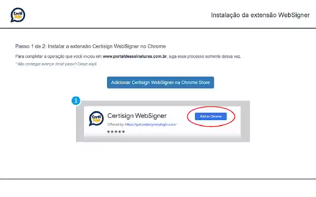 Certisign WebSigner Extension from Chrome web store to be run with OffiDocs Chromium online Certisign WebSigner Extension from Chrome web store to be run with OffiDocs Chromium online