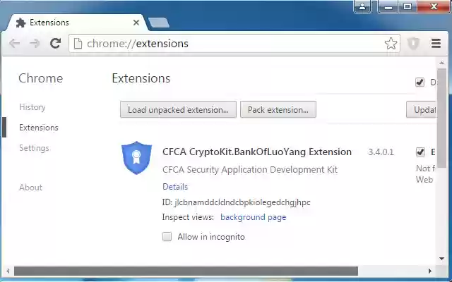 CFCA CryptoKit.BankOfLuoYang Extension from Chrome web store to be run with OffiDocs Chromium online CFCA CryptoKit.BankOfLuoYang Extension from Chrome web store to be run with OffiDocs Chromium online