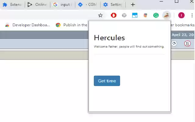 CGM Hercules  from Chrome web store to be run with OffiDocs Chromium online