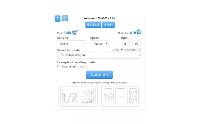 Charmlive ChatOS chat optimizer  from Chrome web store to be run with OffiDocs Chromium online