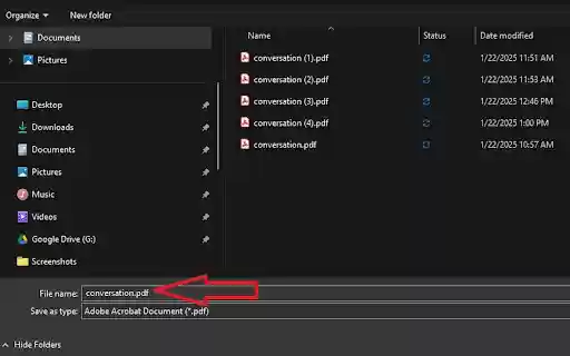 Chat Conversation Exporter  from Chrome web store to be run with OffiDocs Chromium online