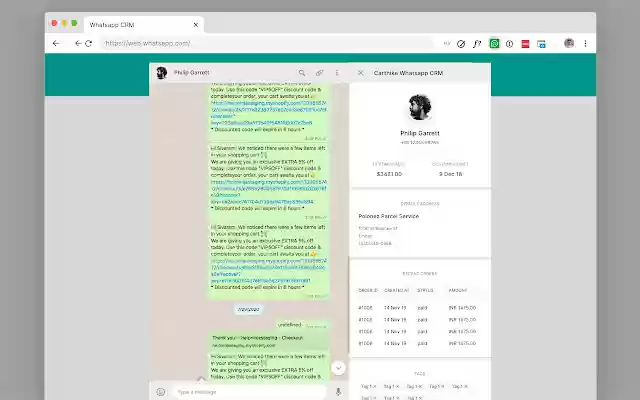 Chat CRM Carthike from Chrome web store to be run with OffiDocs Chromium online Chat CRM Carthike from Chrome web store to be run with OffiDocs Chromium online