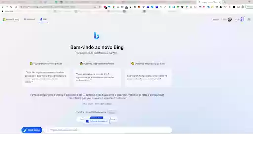 Chat do Bing no Chrome (Igual ao ChatGPT)  from Chrome web store to be run with OffiDocs Chromium online
