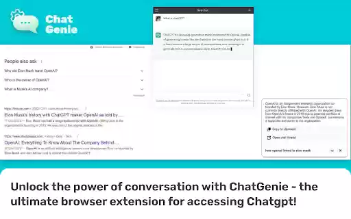 ChatGenie for Chatgpt from Chrome web store to be run with OffiDocs Chromium online ChatGenie for Chatgpt from Chrome web store to be run with OffiDocs Chromium online