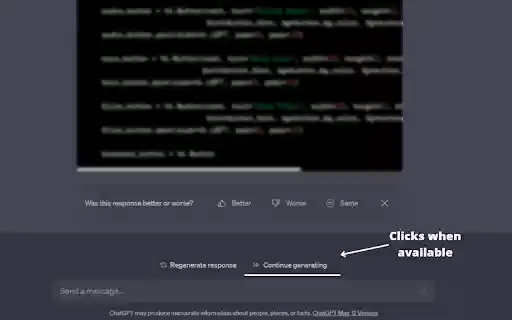 ChatGPT Auto Continue Token Counter 插件可从 Chrome 网上应用商店下载，并与 OffiDocs Chromium 在线版配合使用。