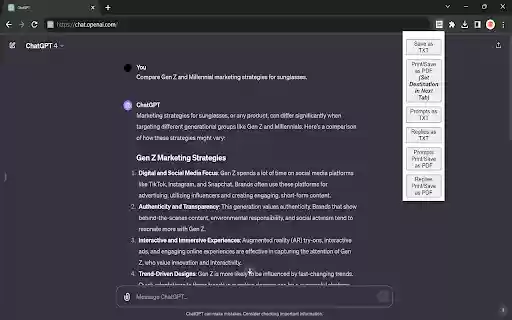 ChatGPT Chat SAVE from Chrome web store to be run with OffiDocs Chromium online ChatGPT Chat SAVE from Chrome web store to be run with OffiDocs Chromium online