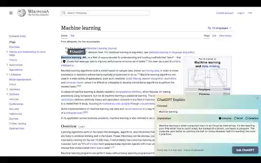 ChatGPT Explain  from Chrome web store to be run with OffiDocs Chromium online