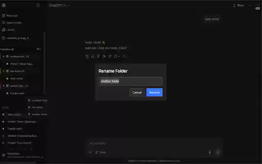 ChatGPT Favorites Extension  from Chrome web store to be run with OffiDocs Chromium online