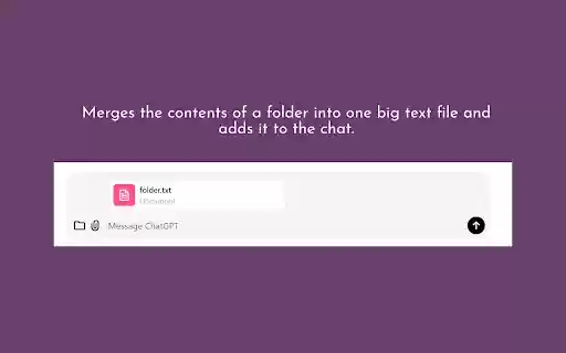 ChatGPT Folder to Text from Chrome web store to be run with OffiDocs Chromium online ChatGPT Folder to Text from Chrome web store to be run with OffiDocs Chromium online