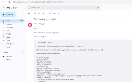 ChatGPT Gmail Analyzer  from Chrome web store to be run with OffiDocs Chromium online