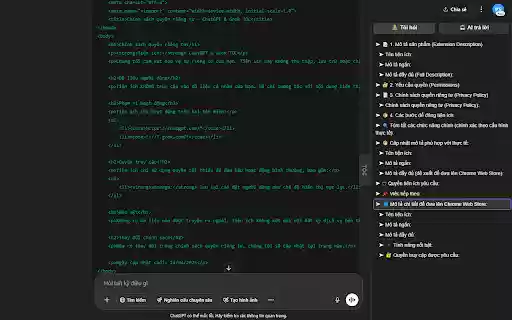 ChatGPT Grok TOC  from Chrome web store to be run with OffiDocs Chromium online